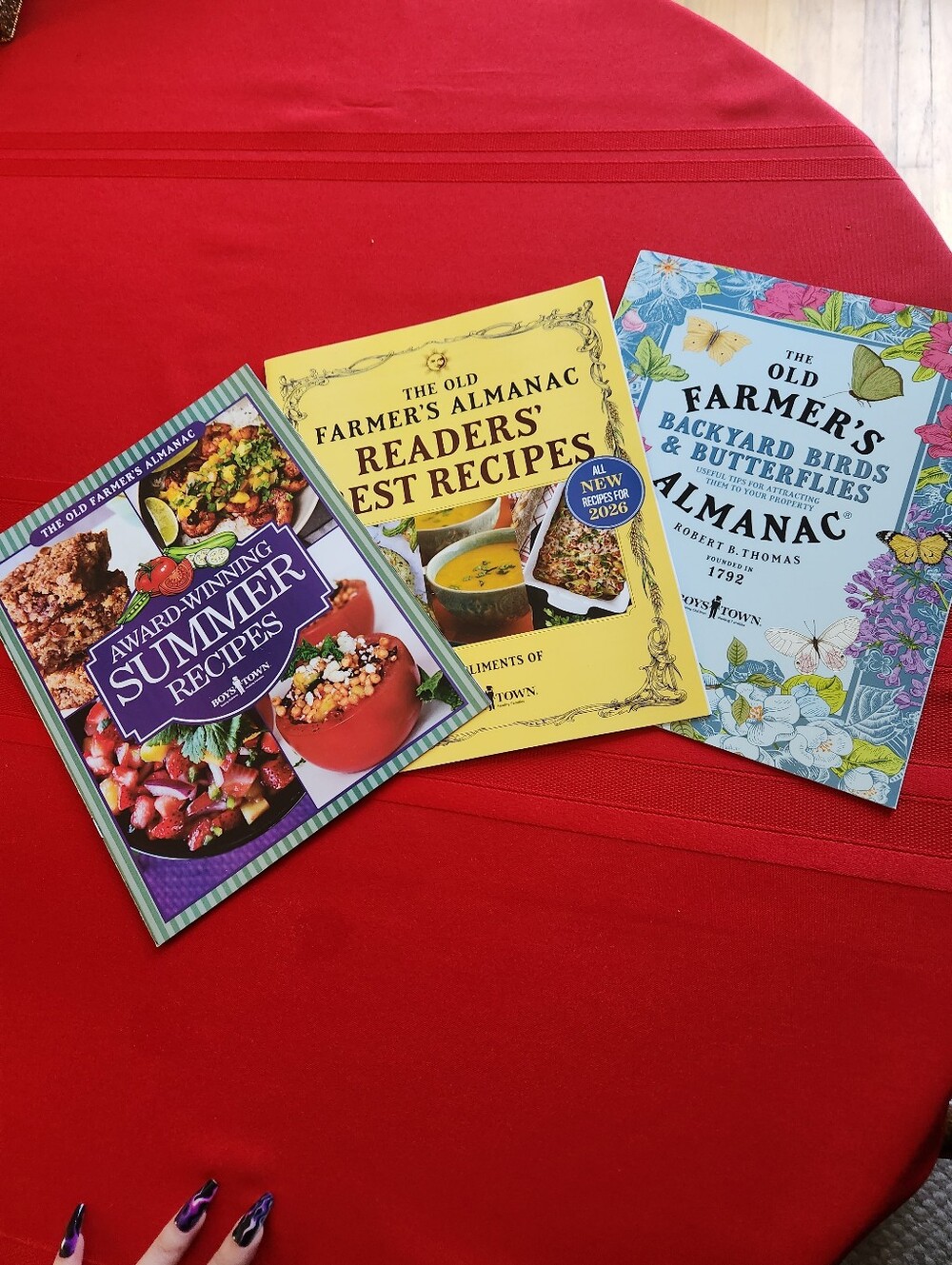 3 Old Farmer's almanac Books